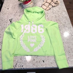 Victoria secret crop sweatshirt